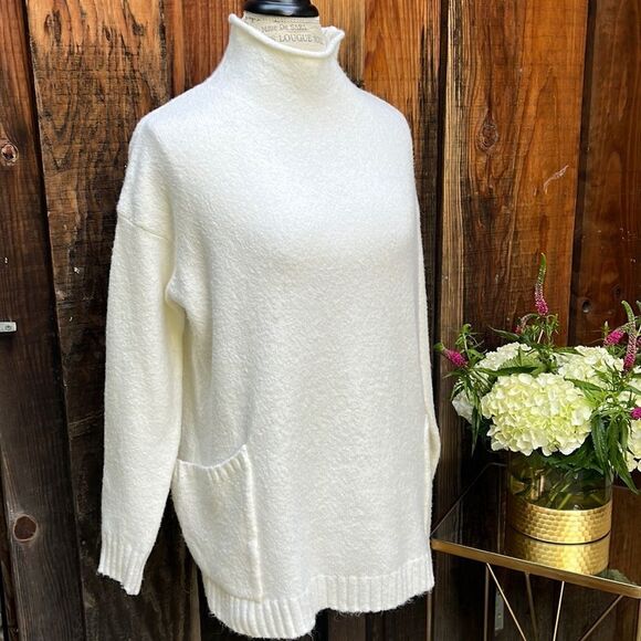 CREAM LONG SLEEVED SWEATER. SIZE S - Picture 1 of 6